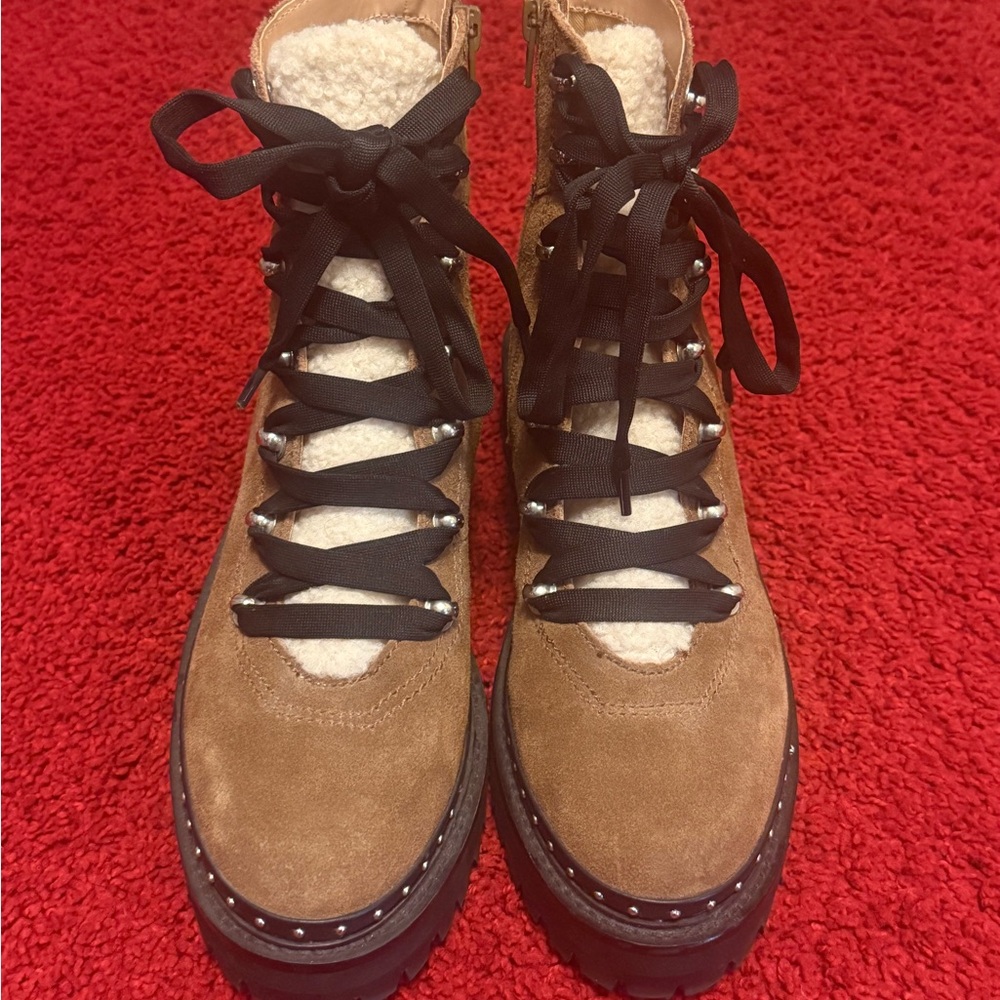 Brown Suede Women's Boots